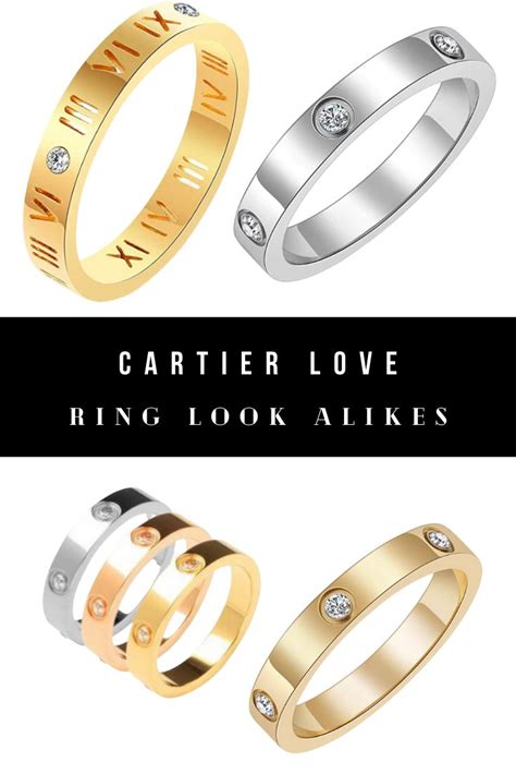 cartier replica love ring|cartier love ring look alike.